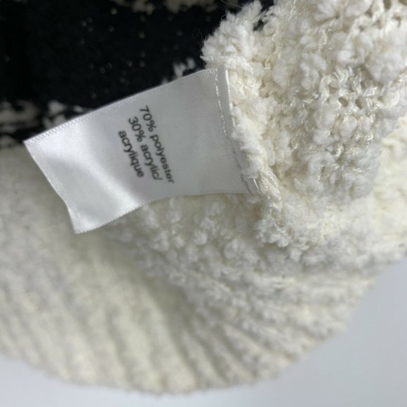 Maurices Sweater Beige Black Stripe Pullover Popcorn Knit - Picture 7 of 11